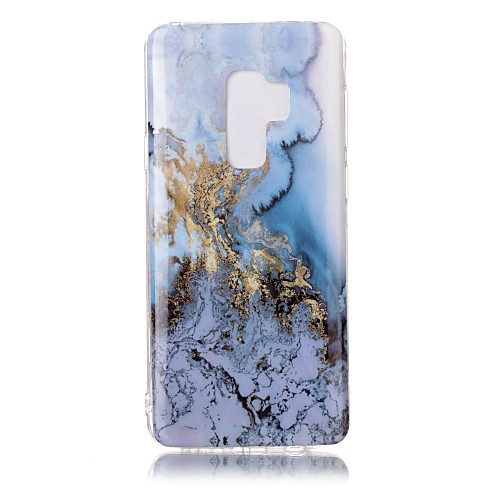 

Case For Samsung Galaxy S9 / S9 Plus / S8 Plus IMD Back Cover Marble Soft TPU