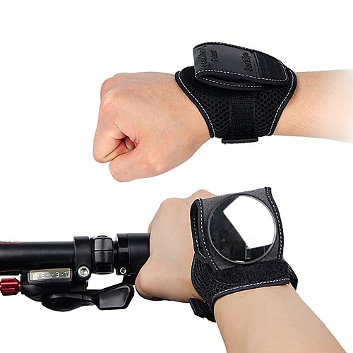 

Rear View Mirror Wrist Wear Bike Mirror Strap Adjustable Portable Cycling Bicycle motorcycle Bike Resin Black 1 pcs Road Bike Mountain Bike MTB