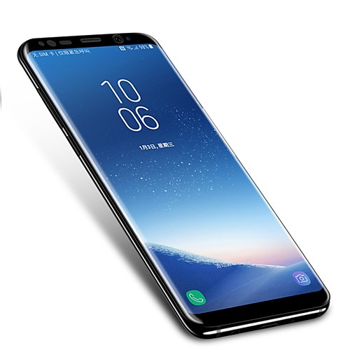 

Защитная плёнка для экрана для Samsung Galaxy S9 Закаленное стекло 1 ед. Защитная пленка для экрана Уровень защиты 9H / 3D закругленные углы
