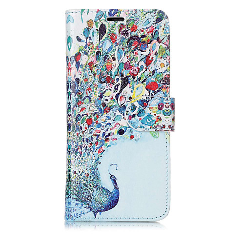 

Phone Case For Samsung Galaxy Full Body Case S8 Plus S8 S7 edge S7 S6 edge S6 S5 Wallet Card Holder with Stand Animal Hard PU Leather