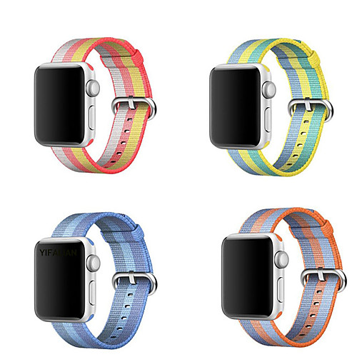 

Smart Watch Band for Apple iWatch 1 pcs Sport Band Nylon Replacement Wrist Strap for Apple Watch Series SE / 6/5/4/3/2/1 38mm 40mm 42mm 44mm