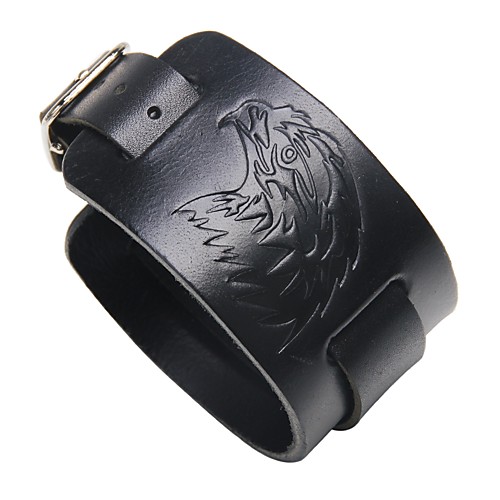 

Men's Leather Bracelet Animal Rock Leather Bracelet Jewelry Black / Brown For Street Club