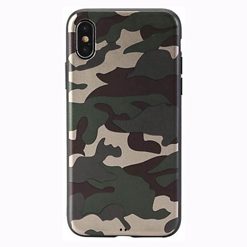 

Кейс для Назначение Apple iPhone 8 / iPhone 8 Plus Матовое Кейс на заднюю панель Однотонный / Камуфляж Мягкий ТПУ для iPhone X / iPhone 8 Pluss / iPhone 8