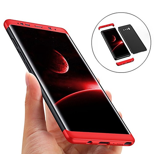 

Phone Case For Samsung Galaxy Full Body Case Note 8 Shockproof Ultra-thin Solid Color Hard Plastic