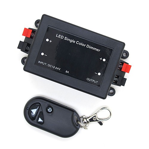 

96W Wireless RF 3 Key LED Monochrome Dimmer Switch LED Controller with Remote Control (DC12-24V 1 Channel)