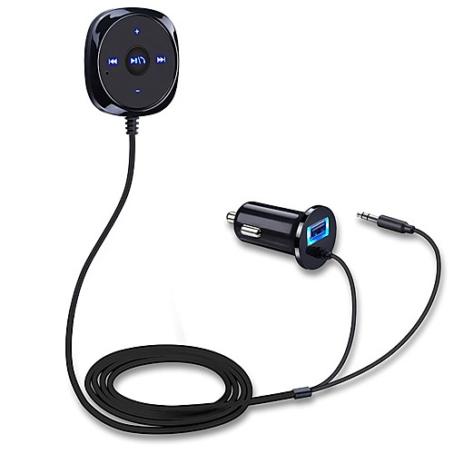 

bluetooth аудио-ресивер громкой связью громкоговоритель автомобильный комплект mp3 aux usb car charger drop