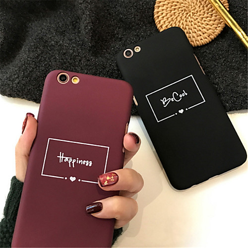 

Кейс для Назначение Apple iPhone X / iPhone 7 Plus С узором Кейс на заднюю панель Слова / выражения Твердый Акрил для iPhone X / iPhone 8 Pluss / iPhone 8