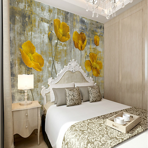 

Mural Wallpaper Wall Sticker Covering Print Adhesive Required Plant Blossom Flower Canvas Home Décor