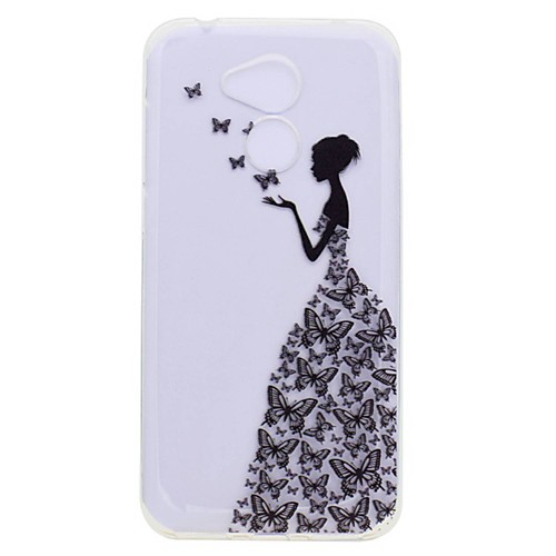 

Case For Huawei Honor 9 / Huawei Honor 9 Lite / Honor 8 Transparent / Pattern Back Cover Sexy Lady Soft TPU