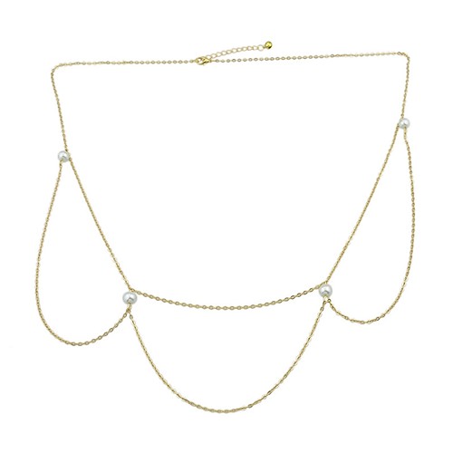 

Waist Chain Ladies Rock Women's Body Jewelry For Prom Bar Alloy Gold