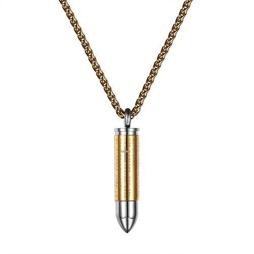 

Women's Men's Pendant Necklace Fashion Stainless Steel Silver Gold Black 55 cm Necklace Jewelry For Daily