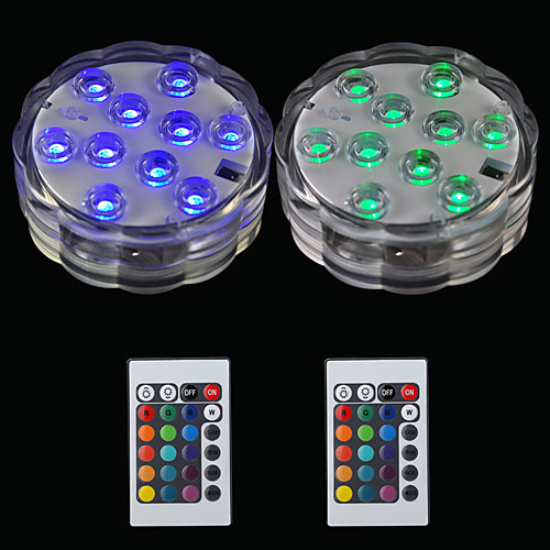 

Outdoor 2 pcs 10LED RGB Dive Decorative Lights Outdoor Lights