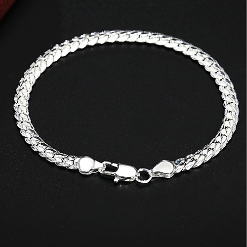 

Bracelet Ladies European Silver Plated Bracelet Jewelry Gold / Silver For Daily