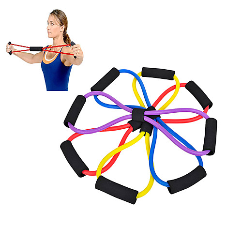 

Outdoors Durable Eight Pull Rope with Comfortable Handle for Yoga
