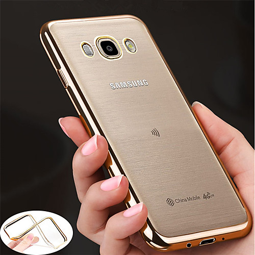 

Кейс для Назначение SSamsung Galaxy J7 (2016) / J5 (2016) Покрытие / Ультратонкий / Прозрачный Body Кейс на заднюю панель Однотонный Мягкий ТПУ для J7 Prime / J7 (2017) / J7 (2016)