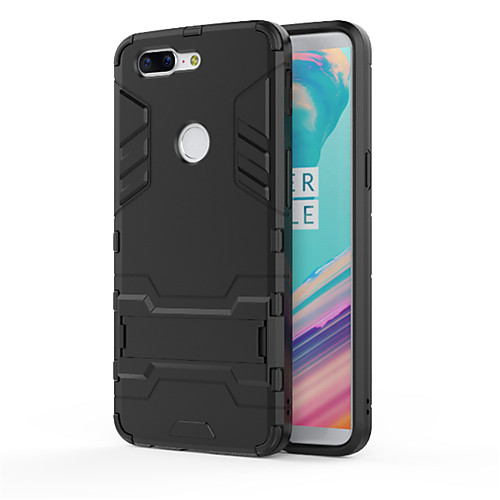 

Case For OnePlus One Plus 5 / OnePlus 5T Shockproof / with Stand Back Cover Armor Hard PC