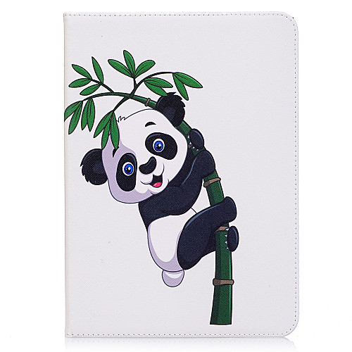 

Phone Case For Samsung Galaxy Full Body Case Tab S2 9.7 Wallet Card Holder with Stand Panda Hard PU Leather