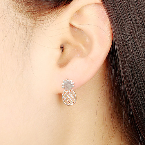 

Women's Earrings Holiday Wedding Birthday Romantic Earrings Jewelry Gold / Silver For Date Street Festival 1 Pair