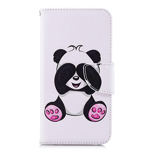 

Case For Huawei Huawei P20 / Huawei P20 lite / P10 Lite Wallet / Card Holder / with Stand Full Body Cases Panda Hard PU Leather