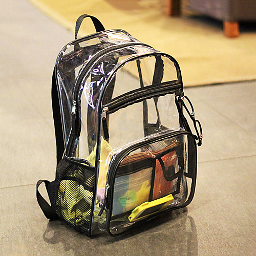 

10 L Hiking Backpack Rain Waterproof Outdoor Gym Workout Hiking Travel School Transparent