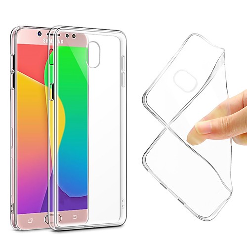 

Кейс для Назначение SSamsung Galaxy J7 (2017) / J7 (2016) Ультратонкий / Прозрачный Body Кейс на заднюю панель Однотонный Мягкий ТПУ для J7 (2017) / J7 (2016) / J7