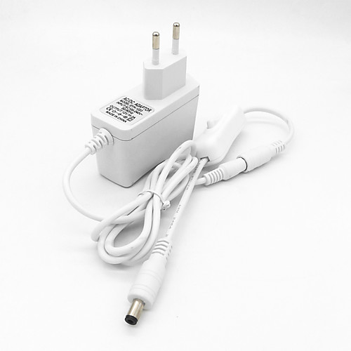 

1pc 100-240 V Strip Light Accessory / EU Plastic Power Supply / Button Switch for LED Strip light 24 W
