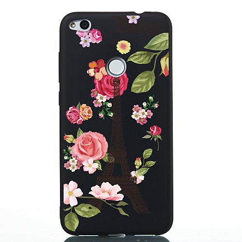 

Case For Huawei Huawei P20 / Huawei P20 lite / P10 Lite Pattern Back Cover Flower Soft TPU