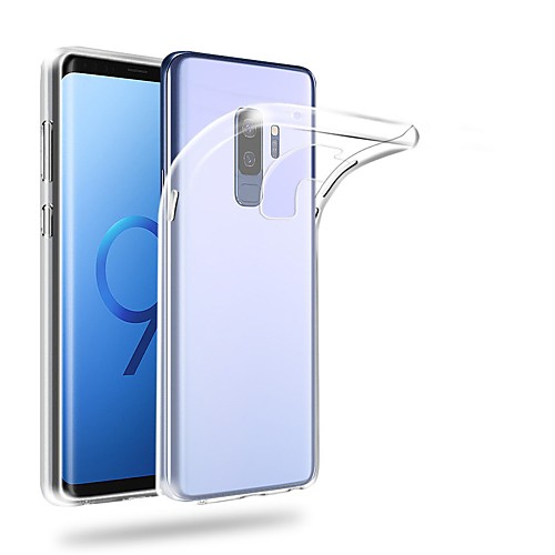 

Кейс для Назначение SSamsung Galaxy S9 Plus / S9 Ультратонкий / Прозрачный Кейс на заднюю панель Однотонный Мягкий ТПУ для S9 / S9 Plus / S8 Plus