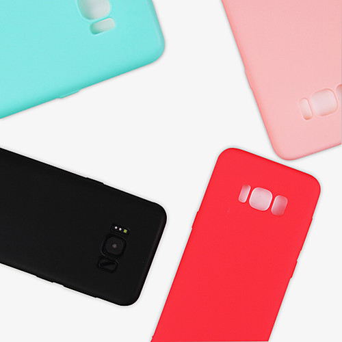 

Кейс для Назначение SSamsung Galaxy S9 Plus / S9 Матовое Кейс на заднюю панель Однотонный Мягкий ТПУ для S9 / S9 Plus / S8 Plus