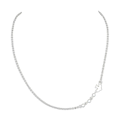 

Choker Necklace Bird Ladies Alloy Silver 52.3 cm Necklace Jewelry For Party / Evening School