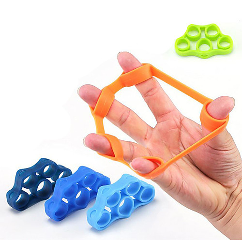 

Hand Grip 1 pcs Sports Rubber Fitness Gym Workout Exercise & Fitness Elastic Carpal Tunnel Trigger Finger Finger Exercise For Performance