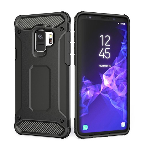 

Кейс для Назначение SSamsung Galaxy S9 Plus / S9 Защита от удара Кейс на заднюю панель Однотонный Твердый ПК для S9 / S9 Plus / S8 Plus