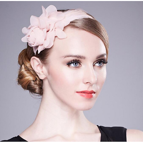

Chiffon Headbands with Feather / Floral 1 PC Wedding / Birthday Headpiece
