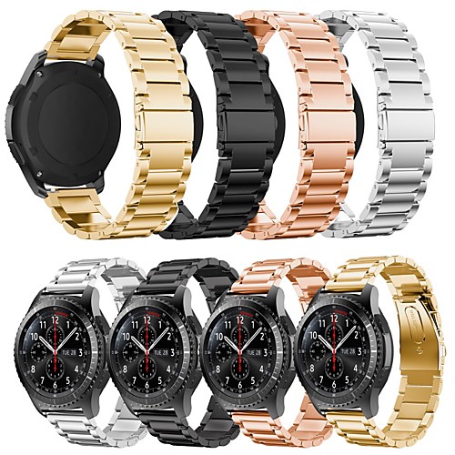 

Watch Band for Gear S3 Frontier / Gear S3 Classic Samsung Galaxy Classic Buckle Metal / Stainless Steel Wrist Strap