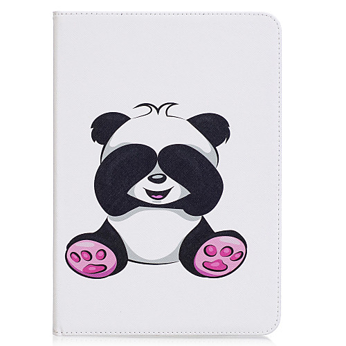 

Phone Case For Samsung Galaxy Full Body Case Tab A 9.7 Wallet Card Holder with Stand Panda Hard PU Leather