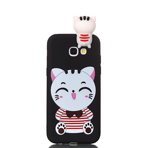 

Case For Samsung Galaxy A3(2017) / A5(2017) / A5(2016) Pattern / DIY Back Cover Cat Soft TPU