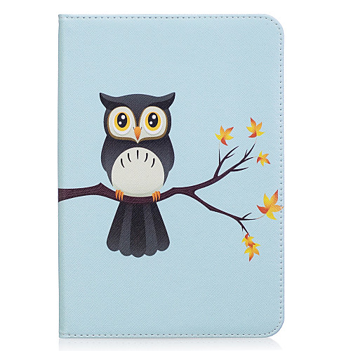 

Phone Case For Samsung Galaxy Full Body Case Tab S2 8.0 Wallet Card Holder with Stand Owl Hard PU Leather