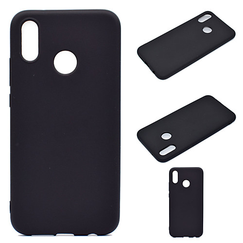 

Case For Huawei Huawei P20 lite Ultra-thin Back Cover Solid Colored Soft TPU