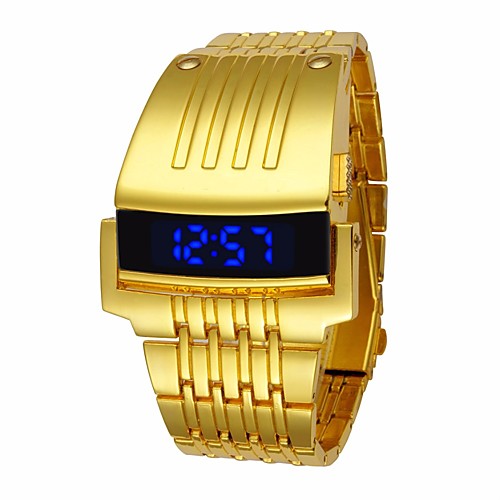 

Men's Sport Watch Digital Watch Quartz Black / Silver / Gold Water Resistant / Waterproof Digital Luxury Fashion - Black Gold Silver