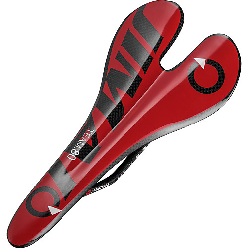 

Bike Saddle / Bike Seat Comfort Carbon Fiber Cycling Road Bike Mountain Bike MTB Red