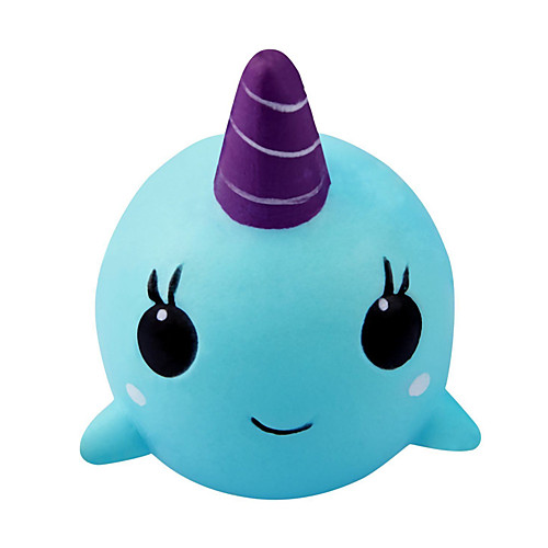 

LT.Squishies Squeeze Toy / Sensory Toy Stress Reliever Dolphin Office Desk Toys Squishy Decompression Toys for Children's Boys' Girls'