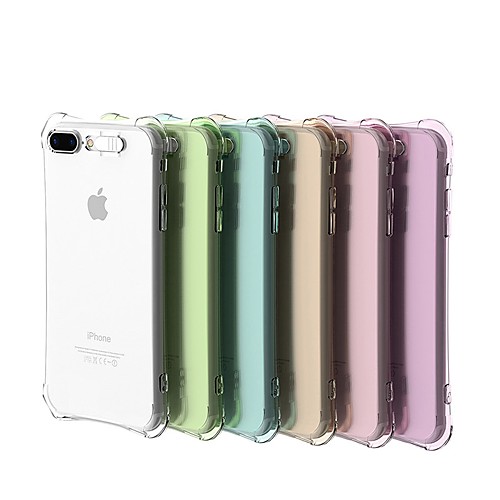 

Phone Case For Apple Back Cover iPhone X iPhone 8 Plus iPhone 8 iPhone 7 Plus iPhone 7 iPhone 6s Plus iPhone 6s iPhone 6 Plus iPhone 6 iPhone SE / 5s Shockproof LED Flash Lighting Transparent Solid