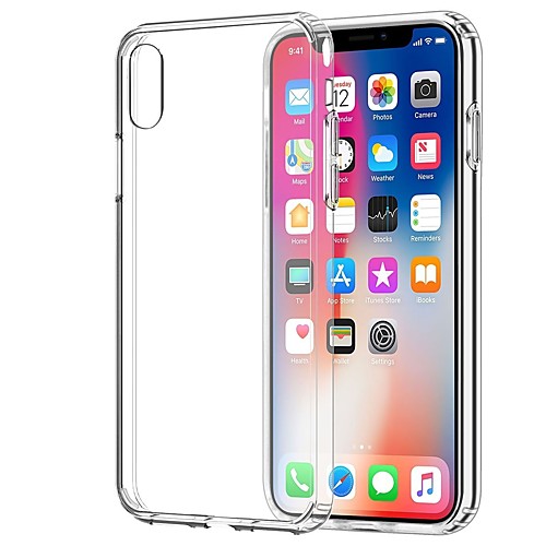 

Phone Case For Apple Back Cover iPhone X iPhone 8 Plus iPhone 8 iPhone 7 Plus iPhone 7 iPhone 6s Plus iPhone 6s iPhone 6 Plus iPhone 6 Transparent Solid Color Soft TPU