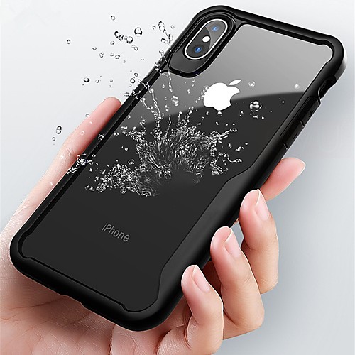 

Phone Case For Apple Back Cover Silicone iPhone X iPhone 8 Plus iPhone 8 iPhone 7 Plus iPhone 7 iPhone 6s Plus iPhone 6s iPhone 6 Plus iPhone 6 Shockproof Mirror Transparent Solid Color Soft Silicone