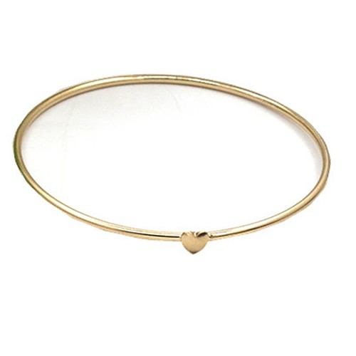 

Women's Bracelet Bangles Heart Ladies Classic Sweet Alloy Bracelet Jewelry Gold For Daily