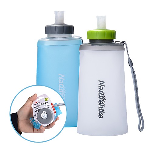 

Naturehike Camping Kettle 0.75 L Single Mini Folding Silicon PP for Outdoor Hiking Camping White Blue