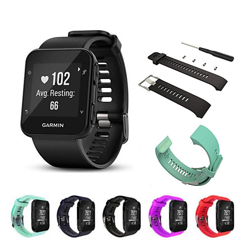 

Ремешок для часов для Forerunner 35 Samsung Galaxy / Garmin Спортивный ремешок силиконовый Повязка на запястье