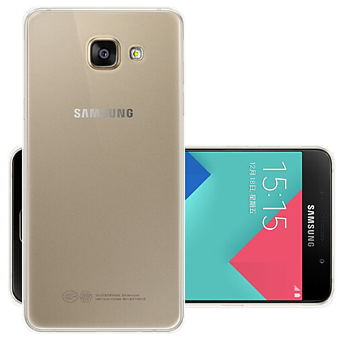 

Case For Samsung Galaxy A5(2016) Transparent Back Cover Solid Colored Soft TPU