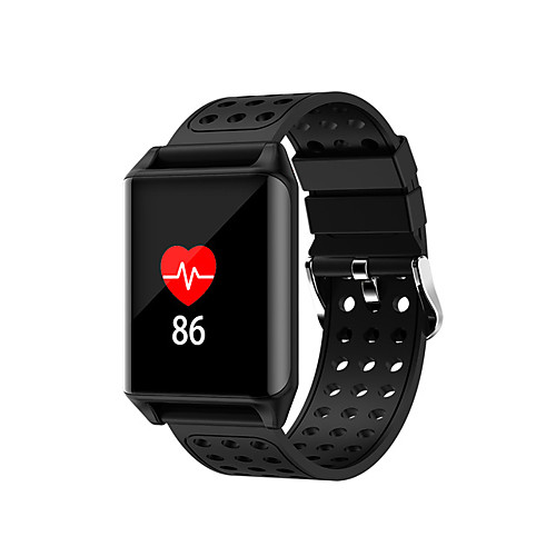 

STR11 Smartwatch Fitness Running Watch Bluetooth Pedometer Call Reminder Activity Tracker Waterproof Touch Screen Heart Rate Monitor IPX-6 for Android iOS Men / Blood Pressure Measurement