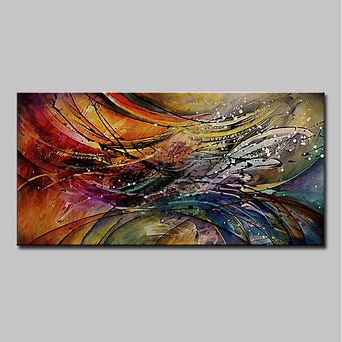 

Oil Painting Hand Painted Horizontal Abstract Modern Stretched Canvas